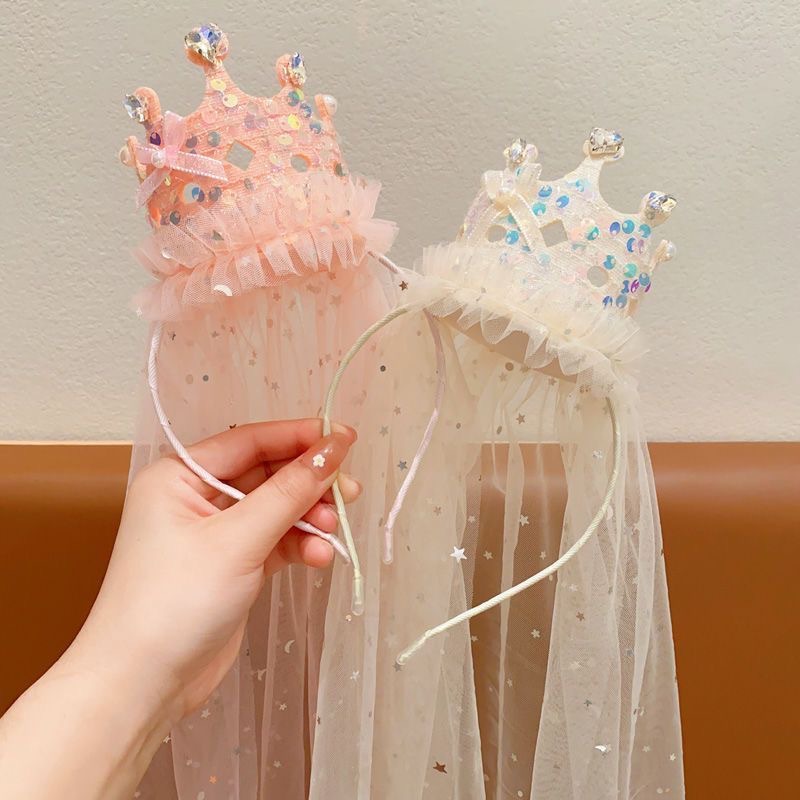 Princess Crown Veil Headbands  - Glitter Tablecloth review and price