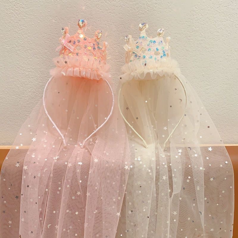 Princess Crown Veil Headbands  - Glitter Tablecloth review and price