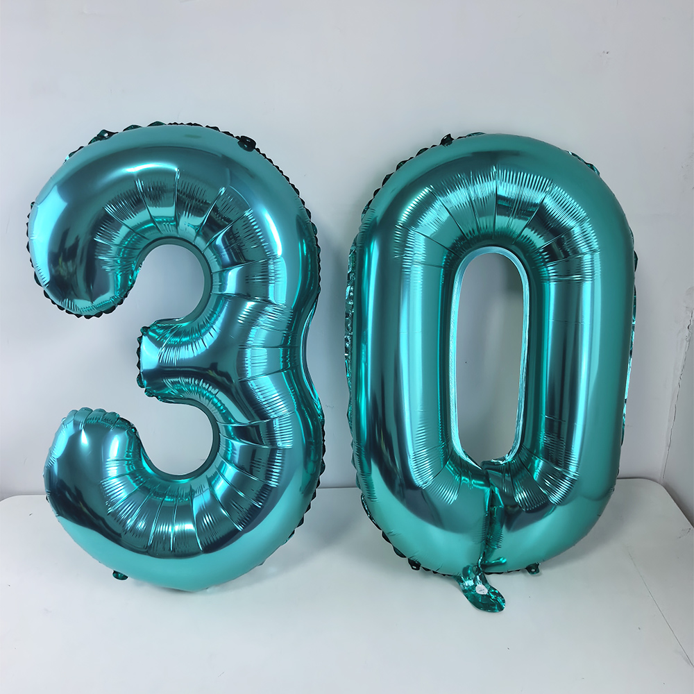 32inch Teal Blue Number 18 Bal - Balloon Pump Hand review and price