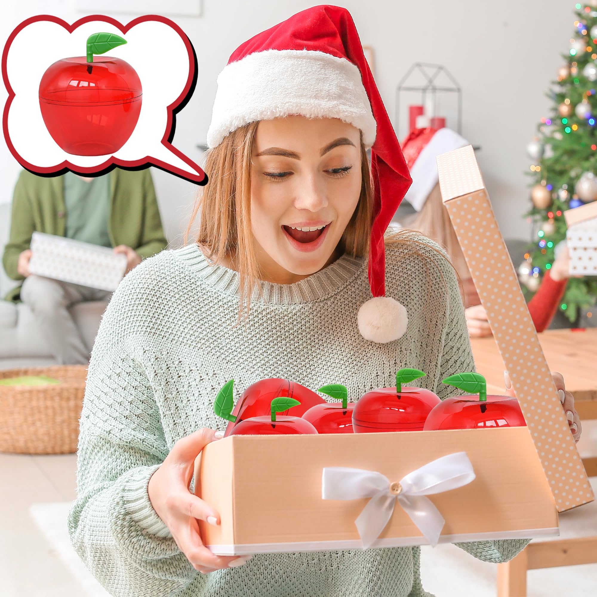 5/10pcs Apple Containers Snow  - Event Party Box review and price