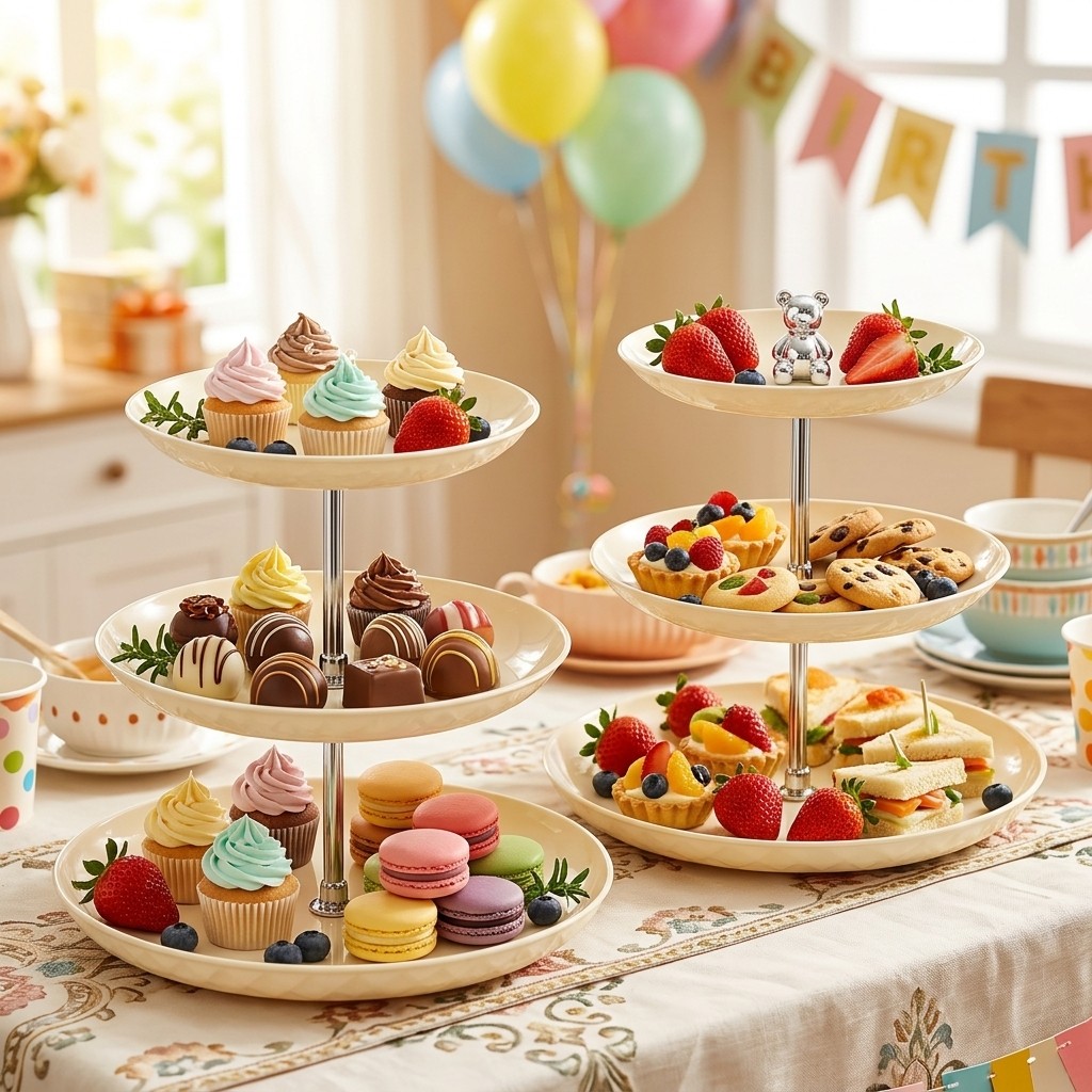 2/3 Tier Plastic Cupcake Stand - Cupcake Stand Tier review and price