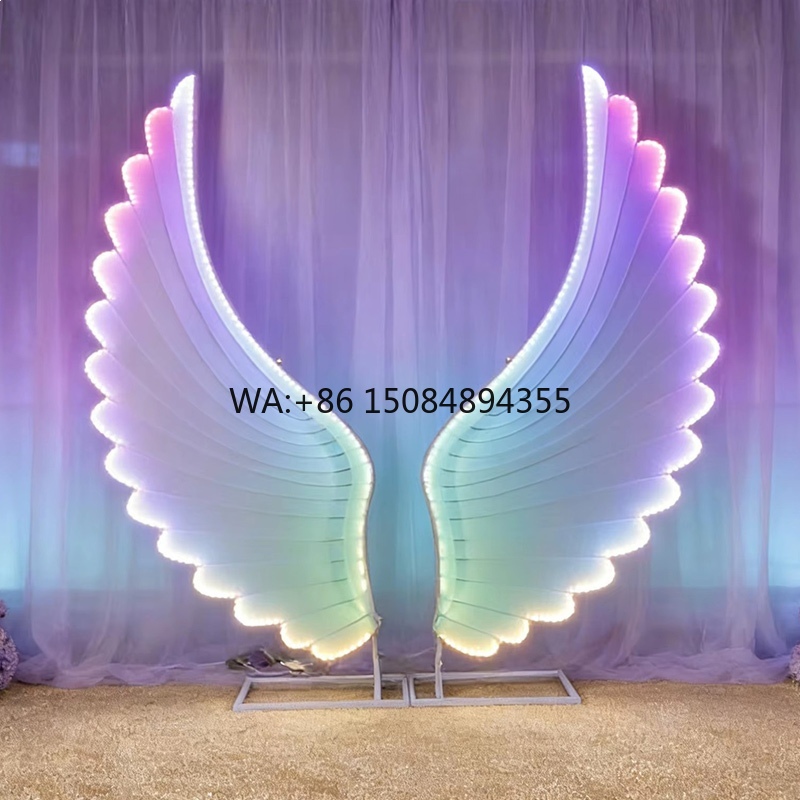 Glowing Angel Wings Light Prop - Neon Sign Party review and price