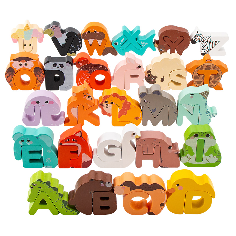 26Pcs Wooden Animal Alphabet B - Event Z review and price