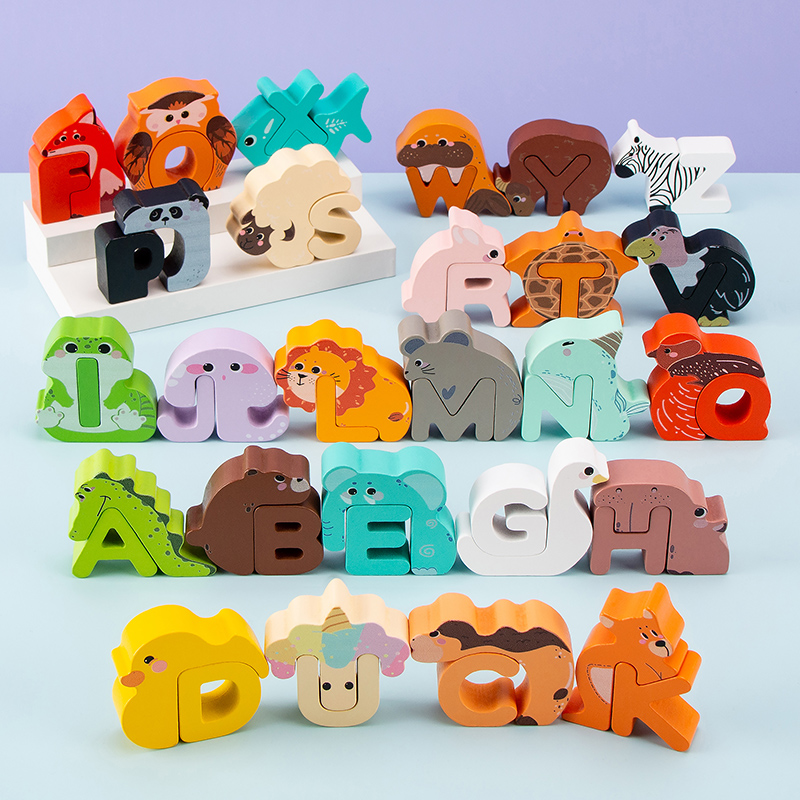 26Pcs Wooden Animal Alphabet B - Event Z review and price