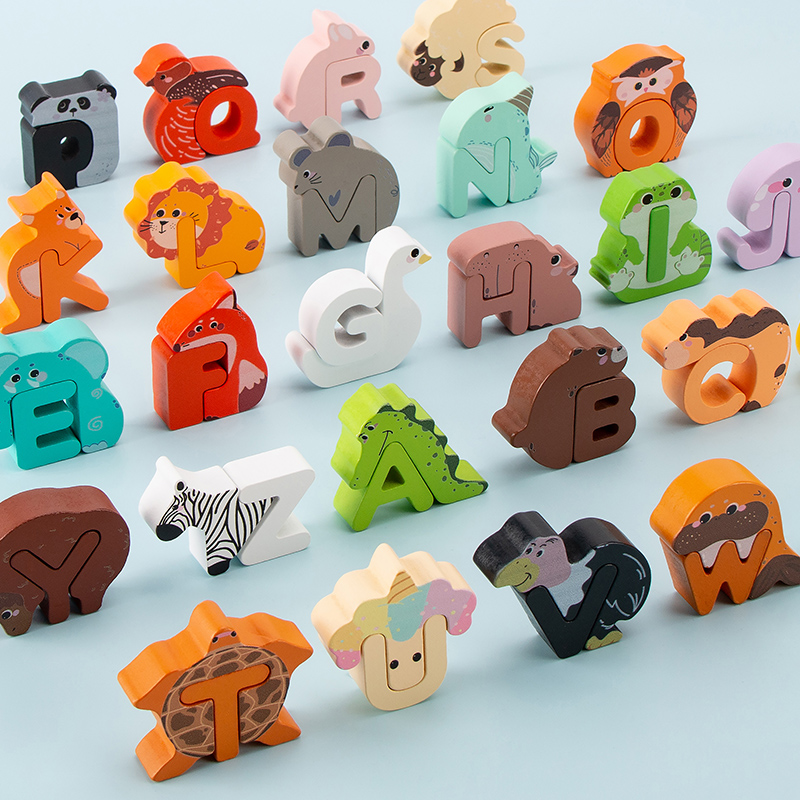 26Pcs Wooden Animal Alphabet B - Event Z review and price