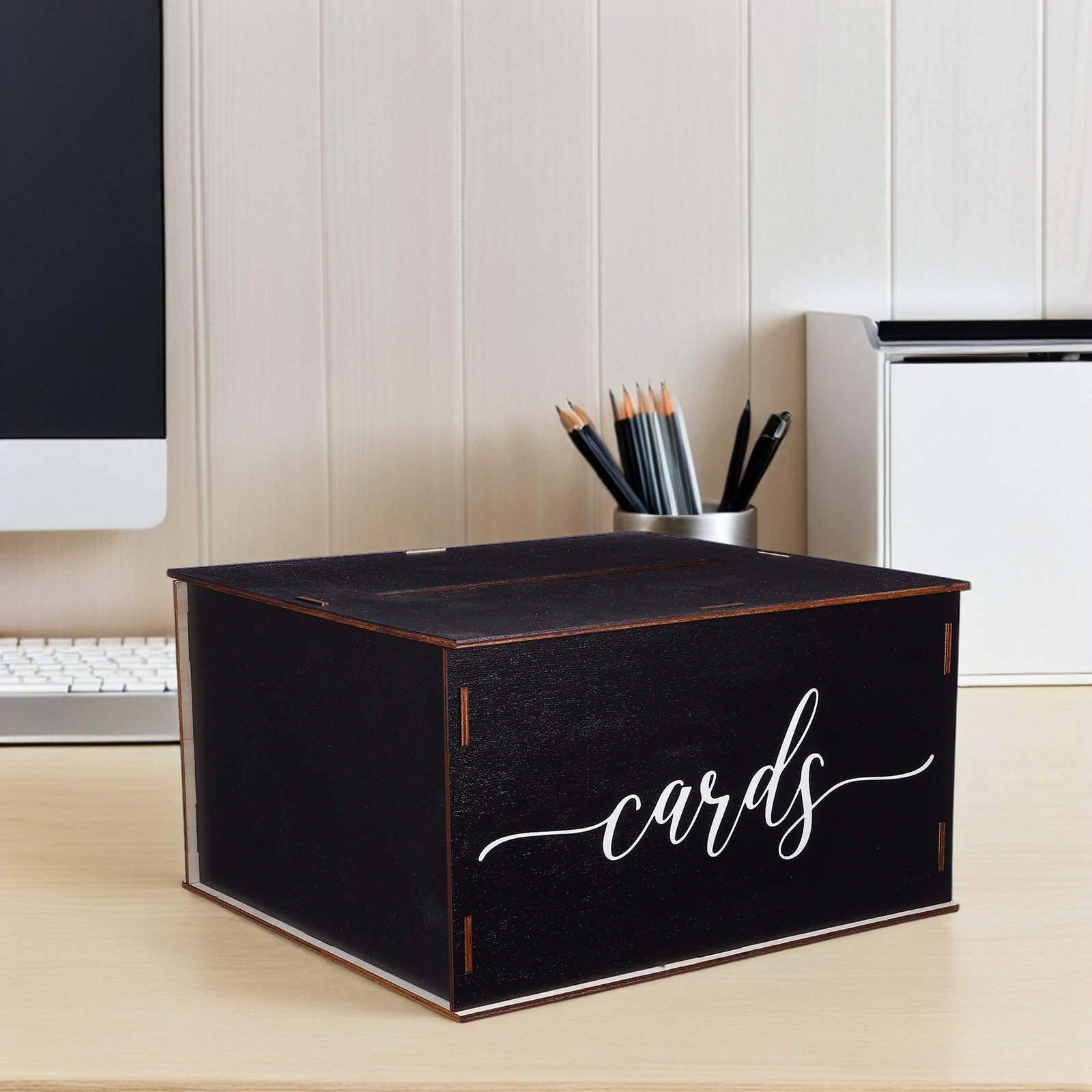 Wooden Card Box Wedding Rustic - Event Party Box review and price