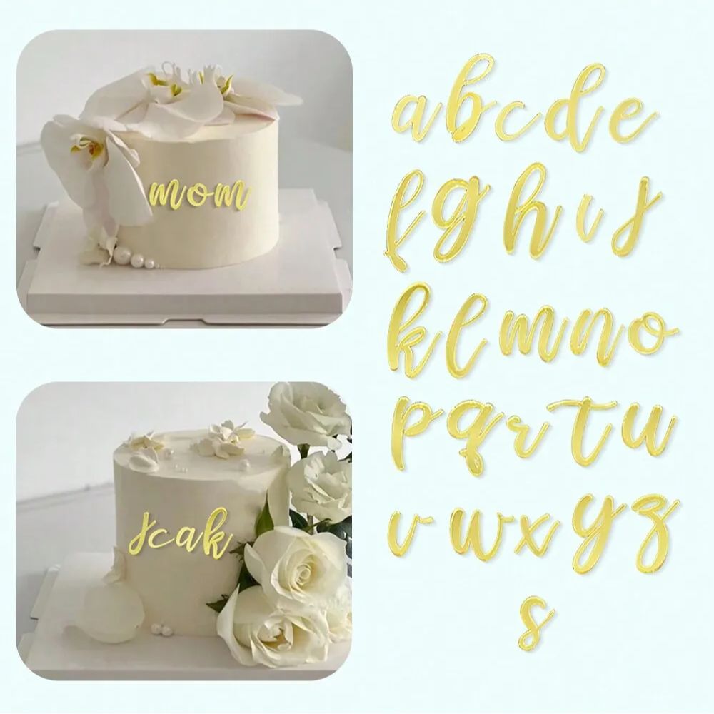 1set Golden Mirror Acrylic A-Z - Event Z review and price