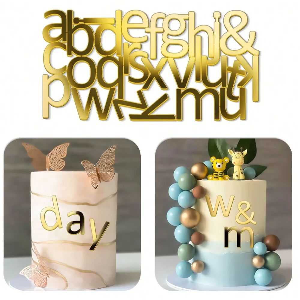 1set Golden Mirror Acrylic A-Z - Event Z review and price