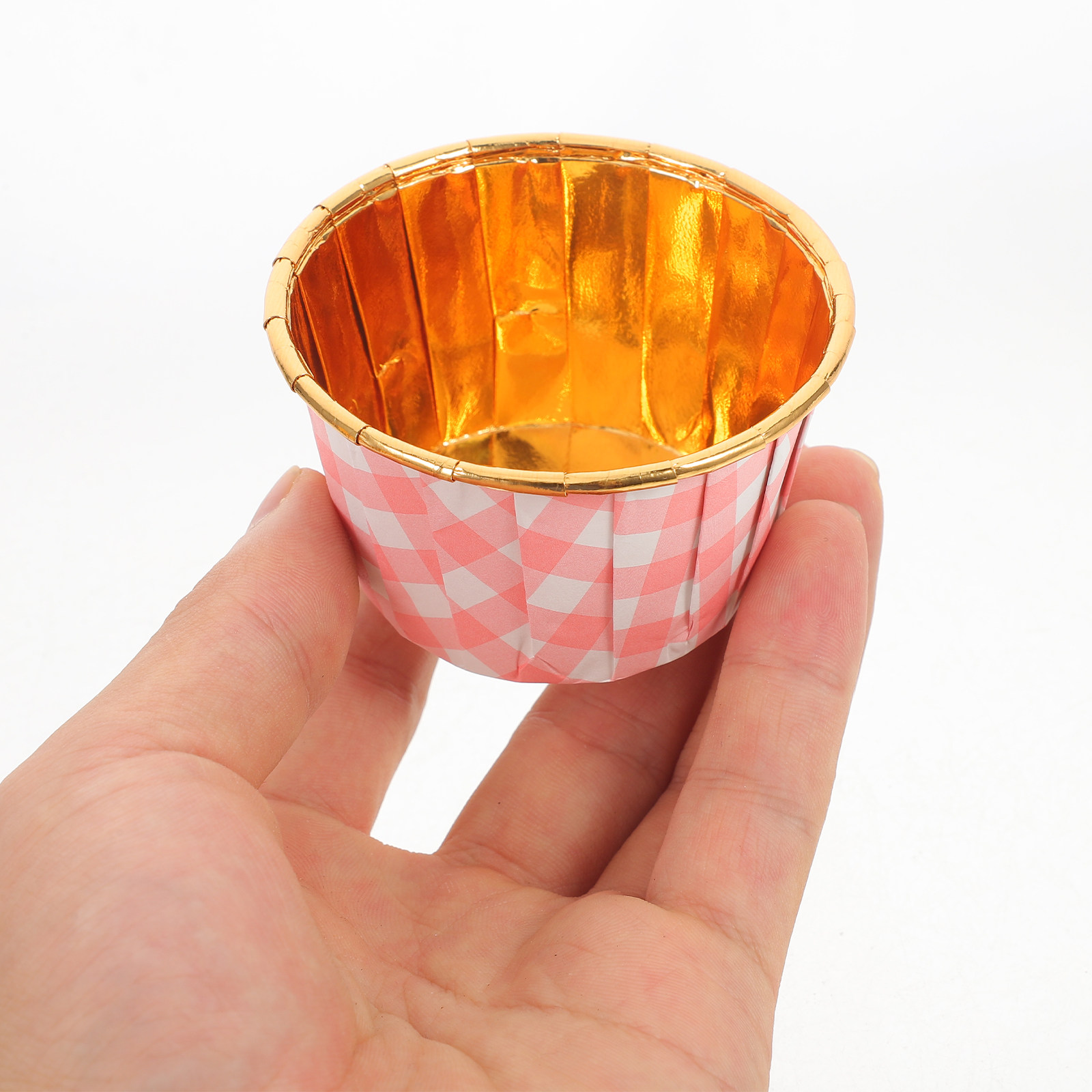 50Pcs Aluminium Foil Cupcake L - Plastic Cup 50Pcs review and price