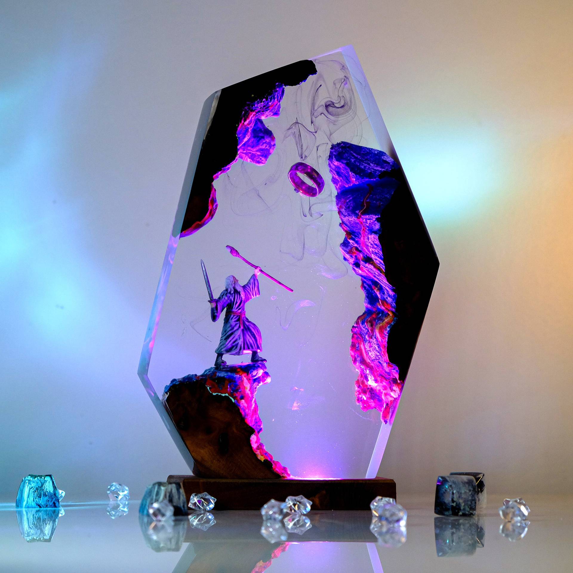 Movie Scence Figure Table Resi - Neon Sign Party review and price