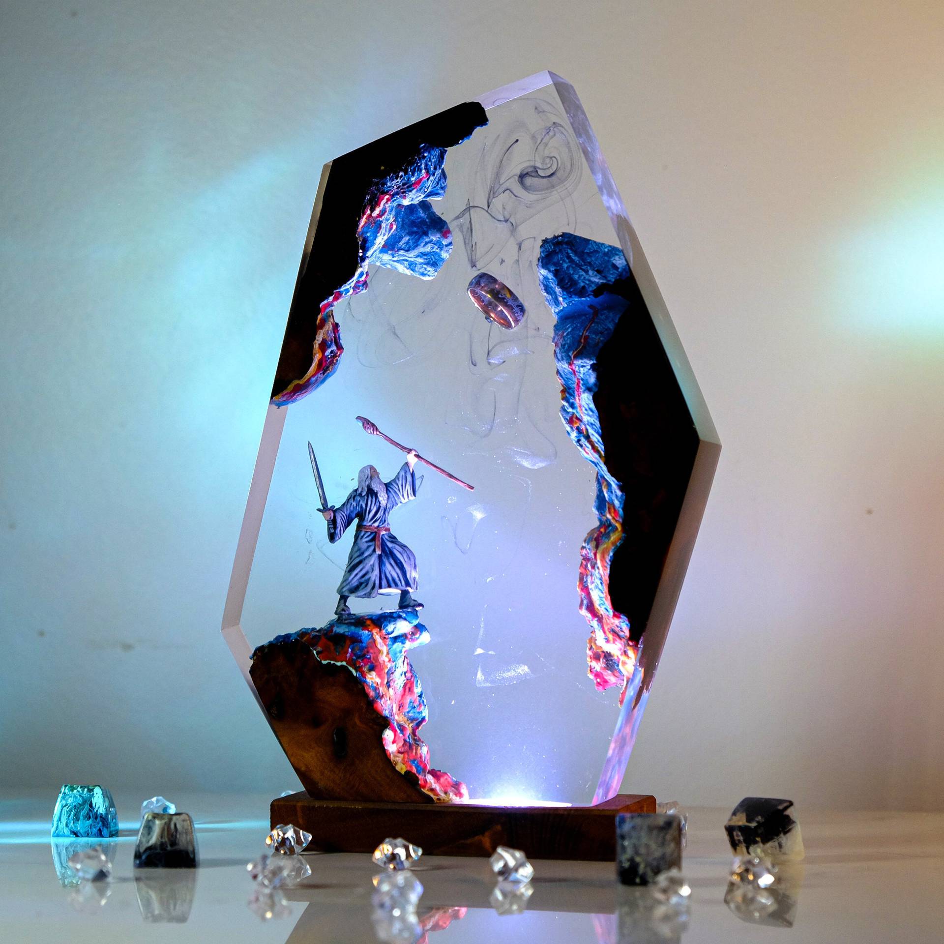 Movie Scence Figure Table Resi - Neon Sign Party review and price