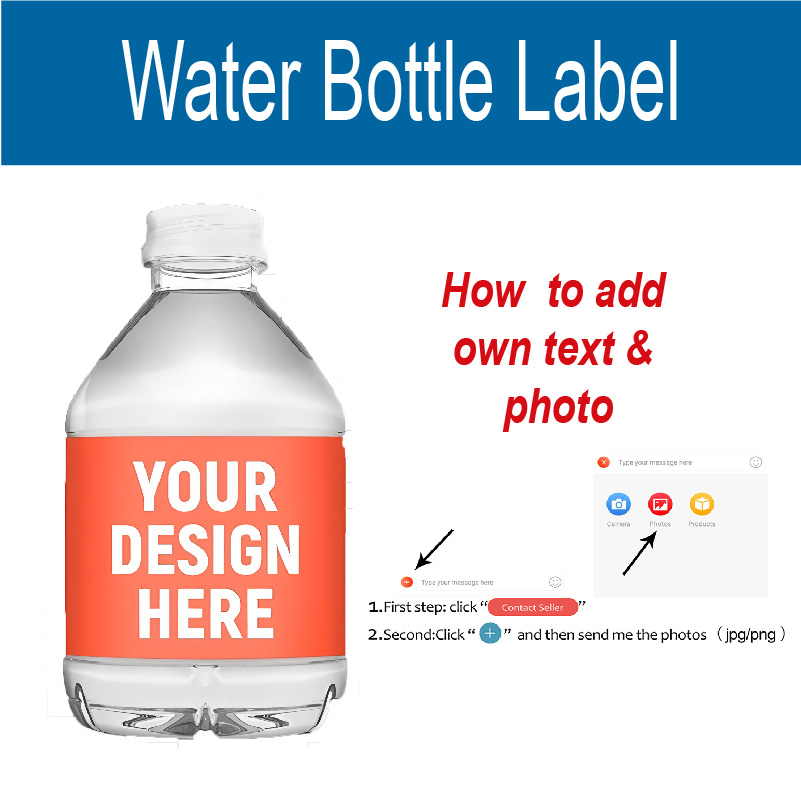 Custom Water Bottle Label, Per - Party Event Supplier review and price