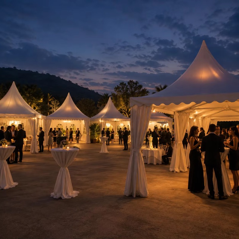 Customizable White Pagoda Tent - Event & Party Supply Photos review and price
